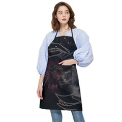 Universal Balance Moon Abstract Star Sun Universe Pocket Apron by Modalart