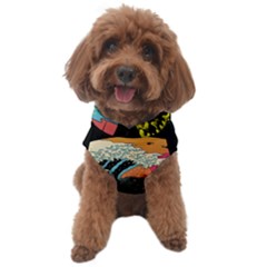 Retro Wave Kaiju Godzilla Japanese Pop Art Style Dog Sweater by Modalart