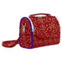 Christmas Texture Pattern Red Craciun Satchel Shoulder Bag View2