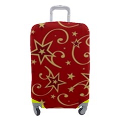 Christmas Texture Pattern Red Craciun Luggage Cover (small) by Sarkoni