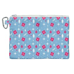 Christmas  Xmas Pattern Vector With Gifts And Pine Tree Icons Canvas Cosmetic Bag (xl)
