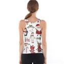 Christmas Characters Pattern Women s Basic Tank Top View2