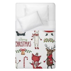 Christmas Characters Pattern Duvet Cover (single Size)