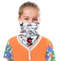 Christmas Characters Pattern Face Covering Bandana (Kids) View1