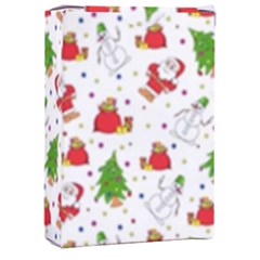 Christmas Santa Pattern Tree Playing Cards Single Design (rectangle) With Custom Box