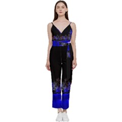 To Meet Christmas V-neck Camisole Jumpsuit by Sarkoni