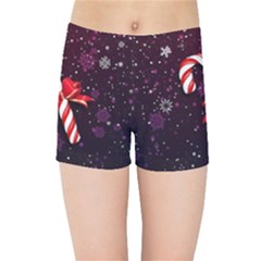 Christmas Lollipop Bowknot Celebrations Kids  Sports Shorts