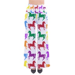 Colorful Horse Background Wallpaper So Vintage Palazzo Pants