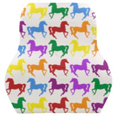 Colorful Horse Background Wallpaper Car Seat Back Cushion 