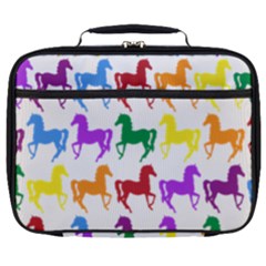 Colorful Horse Background Wallpaper Full Print Lunch Bag