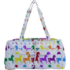 Colorful Horse Background Wallpaper Multi Function Bag
