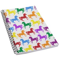 Colorful Horse Background Wallpaper 5.5  x 8.5  Notebook