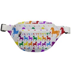 Colorful Horse Background Wallpaper Fanny Pack