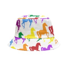 Colorful Horse Background Wallpaper Bucket Hat