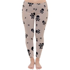 Skull And Crossbones Classic Winter Leggings