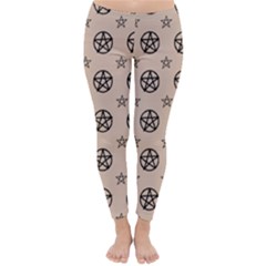 Pentagram And Star Classic Winter Leggings by Catofmosttrades