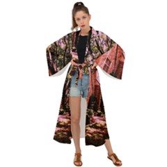 Hot Day In  Dallas-6 Maxi Kimono