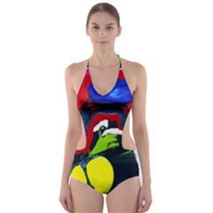 Japan Is So Close-1-1 Cut-out One Piece Swimsuit