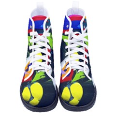 Japan Is So Close-1-1 Kid s High-top Canvas Sneakers by bestdesignintheworld