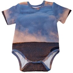 Landscape Sky Clouds Mountain Road Baby Short Sleeve Bodysuit