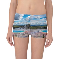 Mountains Trail Forest Yellowstone Boyleg Bikini Bottoms by Sarkoni