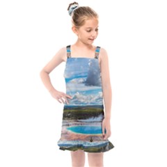 Mountains Trail Forest Yellowstone Kids  Overall Dress by Sarkoni