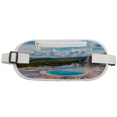 Mountains Trail Forest Yellowstone Rounded Waist Pouch by Sarkoni