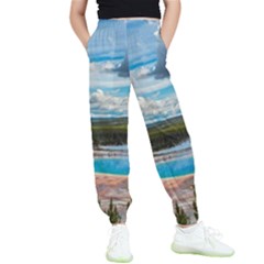 Mountains Trail Forest Yellowstone Kids  Joggers by Sarkoni