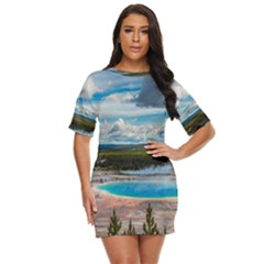 Mountains Trail Forest Yellowstone Just Threw It On Dress by Sarkoni