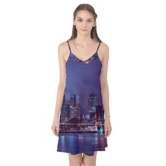 Frankfurt City Skyline Skyscraper Camis Nightgown 