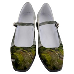 Residential Paddy Field Step Cloud Women s Mary Jane Shoes by Sarkoni