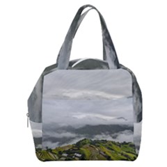 Residential Paddy Field Step Cloud Boxy Hand Bag by Sarkoni