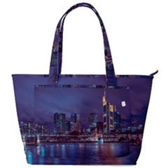 Frankfurt City Skyline Skyscraper Back Pocket Shoulder Bag  by Sarkoni