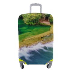 River Waterfall Luggage Cover (small) by Sarkoni