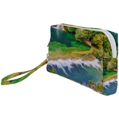 River Waterfall Wristlet Pouch Bag (small)