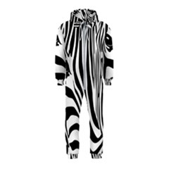 Animal Cute Pattern Art Zebra Hooded Jumpsuit (kids)