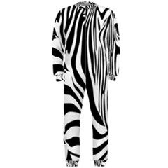 Animal Cute Pattern Art Zebra Onepiece Jumpsuit (men) by Amaryn4rt