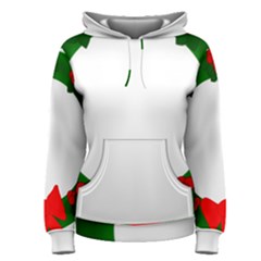 Holiday Wreath Women s Pullover Hoodie by Amaryn4rt