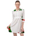 Holiday Wreath Mini Skater Shirt Dress View1