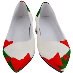 Holiday Wreath Women s Block Heels  by Amaryn4rt