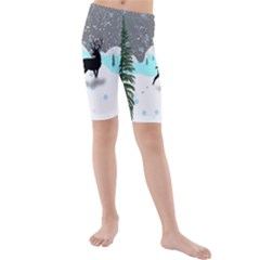 Rocky Mountain High Colorado Kids  Mid Length Swim Shorts by Amaryn4rt