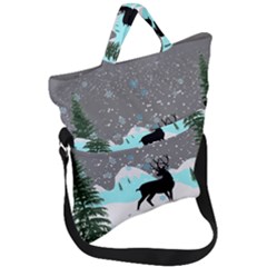 Rocky Mountain High Colorado Fold Over Handle Tote Bag by Amaryn4rt