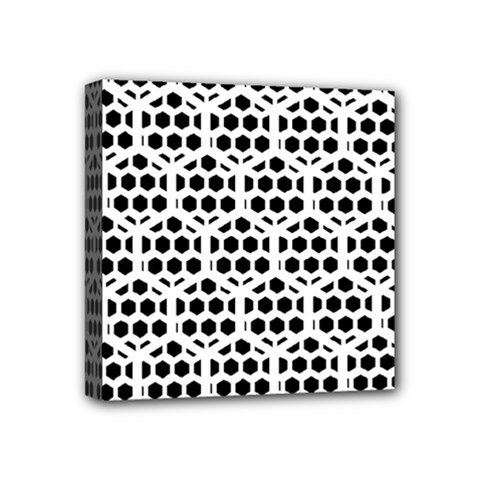 Seamless Honeycomb Pattern Mini Canvas 4  X 4  (stretched) by Amaryn4rt