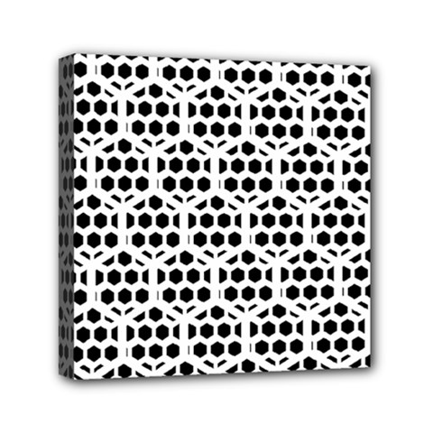 Seamless Honeycomb Pattern Mini Canvas 6  X 6  (stretched) by Amaryn4rt