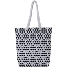Seamless Honeycomb Pattern Full Print Rope Handle Tote (small) by Amaryn4rt