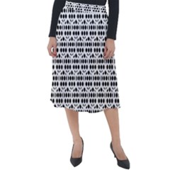 Seamless Honeycomb Pattern Classic Velour Midi Skirt  by Amaryn4rt