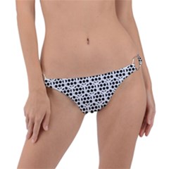 Seamless Honeycomb Pattern Ring Detail Bikini Bottoms by Amaryn4rt