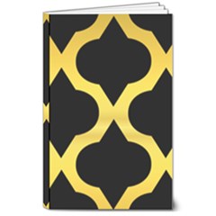 Seamless Gold Pattern 8  X 10  Softcover Notebook by Amaryn4rt