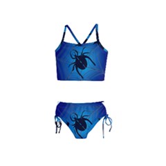 Spider On Web Girls  Tankini Swimsuit by Amaryn4rt