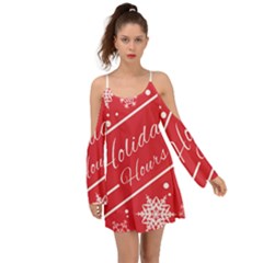 Winter Holiday Hours Boho Dress